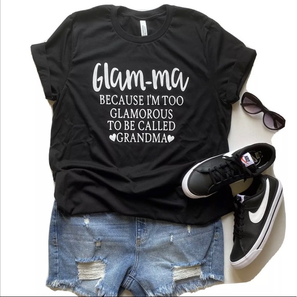 NEW! Glam-ma  Short Sleeve  Tee - Picture 5 of 6